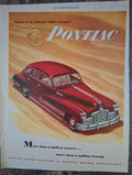 Vintage 1946 Pontiac Advertisement